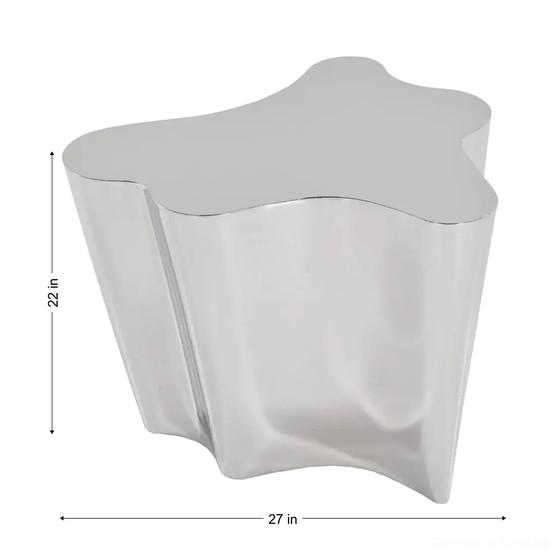 Image 1 of Organic EICHHOLTZ stainless steel side table!