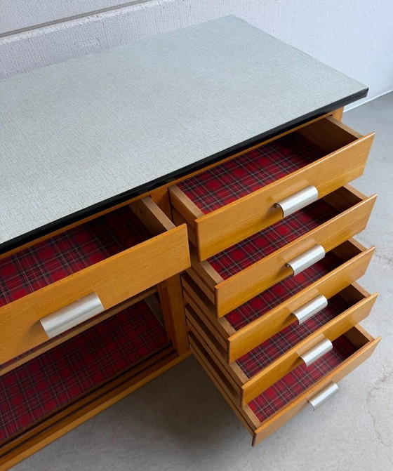 Credenze scolastica industriale vintage – Legno (photo 13 of 15)