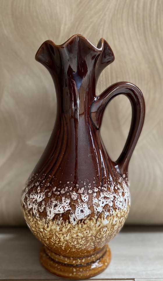 Image 1 of Bay West Germany vase from the 1970s (rare example)