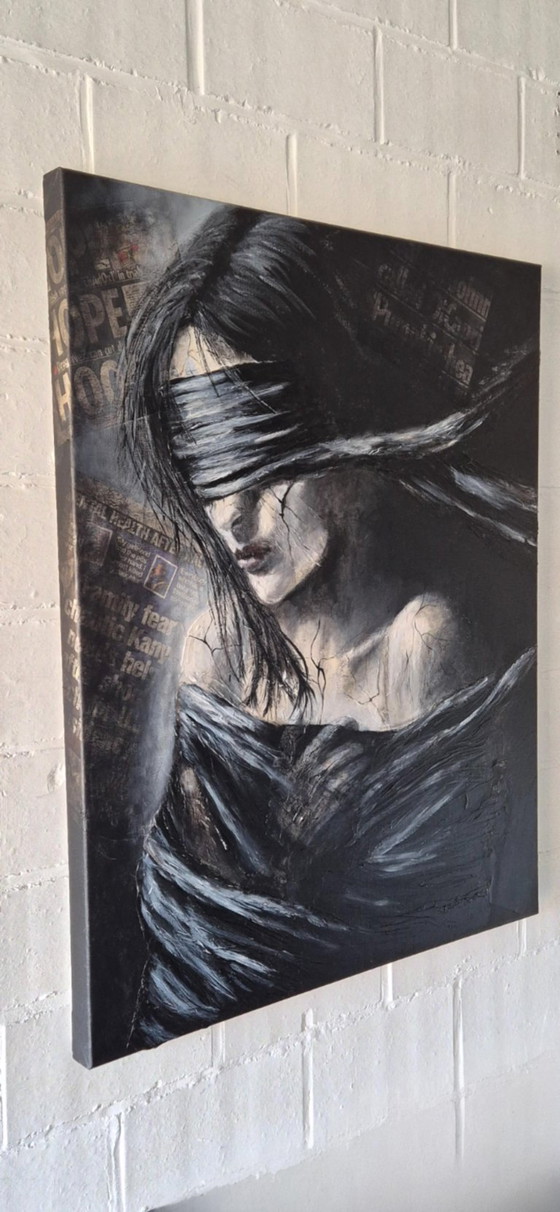 Mixed Media Painting - Acrylic on Linen Canvas – Paintings & Drawings (photo 5 of 6)