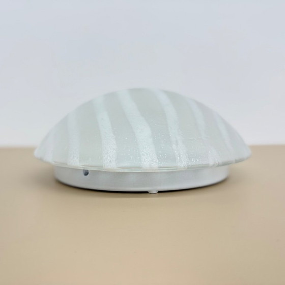 Image 1 of Lampada da parete/soffitto in vetro "zebra" di Peil & Putzler, anni '70, Germania.