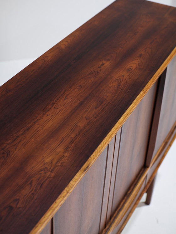 Image 1 of Credenza alta con barra in palissandro di E.W. Bach, danese, vintage anni '60