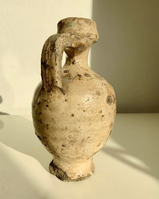 Image 1 of Small Quartara in polychrome majolica from Caltagirone