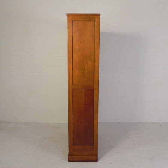 Image 1 of Cassonetto avvolgibile in rovere con 2 ante, altezza 180 cm, anni '50