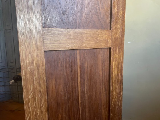 Image 1 of Armario con persiana enrollable Archivador Mueble para música Años 60 Francés