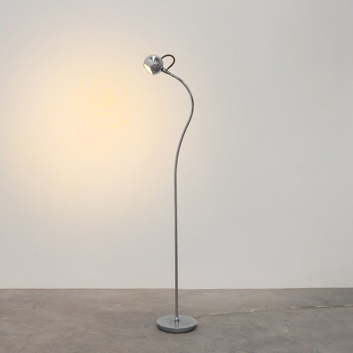 Mid-Century chrome-plated Floor Lamp by Nordlux, Denmark 1970s