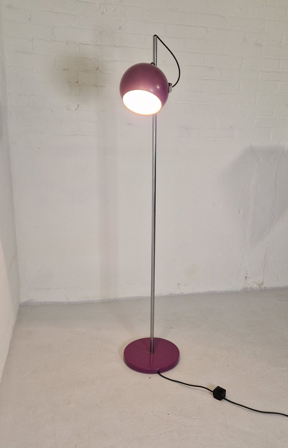 Image 1 of Super süße lila Kugellampe oder Stehlampe