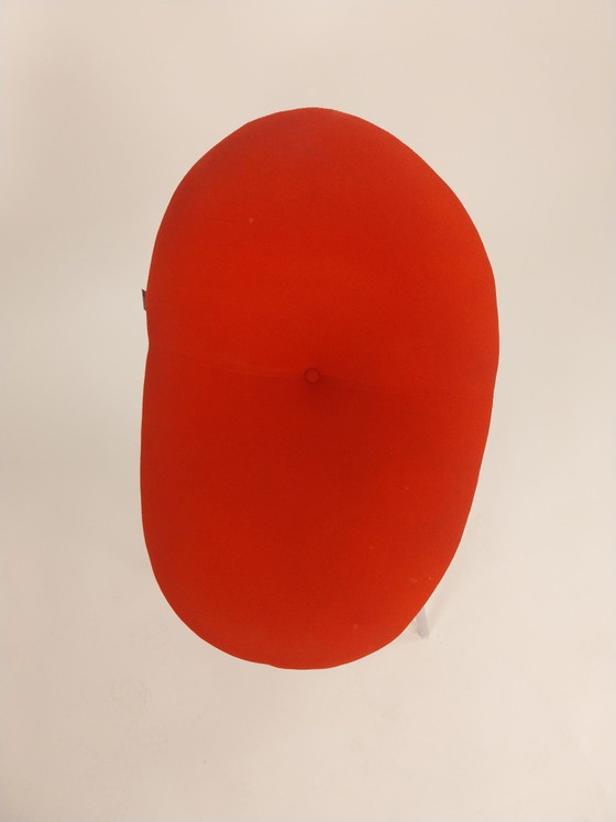 1 x Artifort comco 2006 chair in original red fabric – Side chairs, Textile, Chrome, Vintage (photo 2 of 8)
