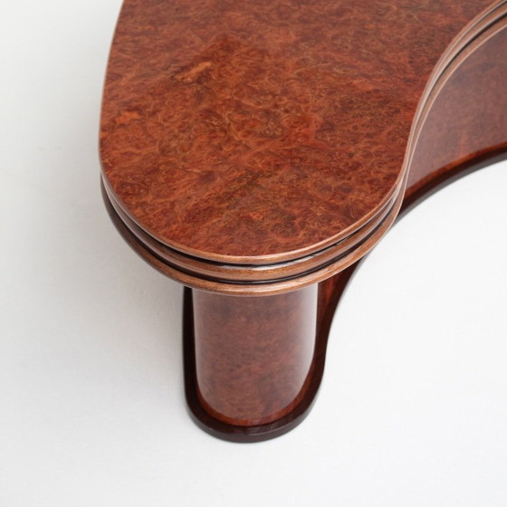 Image 1 of Tavolino da caffè in legno di radica curvato