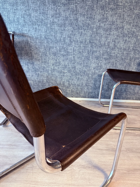 Image 1 of 3 Vintage Mart Stam S 33 Cantilever Chairs for Thonet