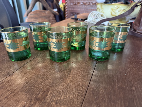 Image 1 of Set of 6 vintage lemonade glasses
