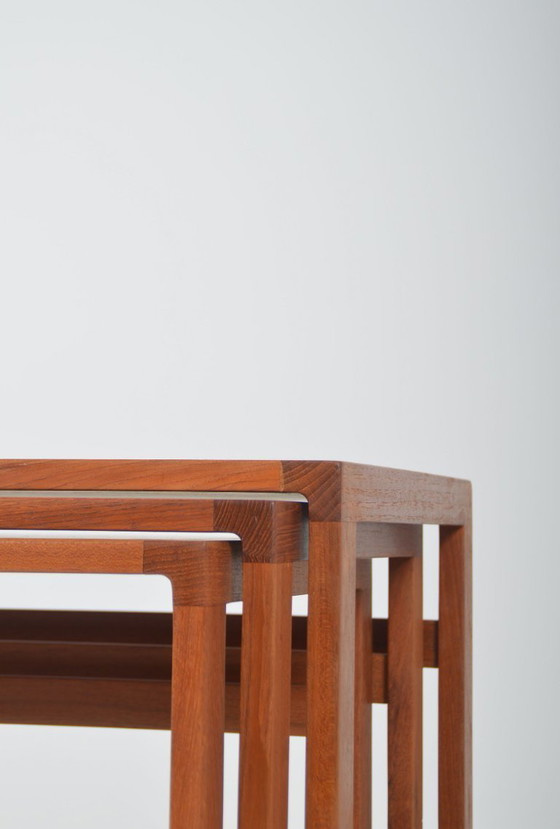 Image 1 of Tables gigognes danoises conçues par Kai Kristiansen pour Vildbjerg, années 1960