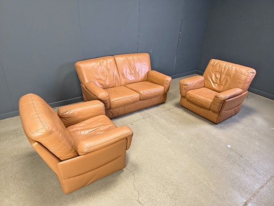 Image 1 of Set di divani vintage di Durlet, anni '80