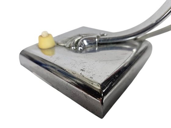 Image 1 of Art Deco - wandlamp - chroom - 'gooseneck' - 1930's