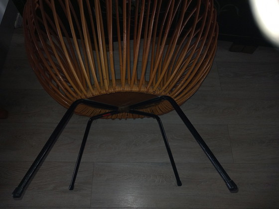 Image 1 of Sedia in rattan dal tipico design olandese per Rohé Noordwolde Holland
Design olandese degli anni Sessanta