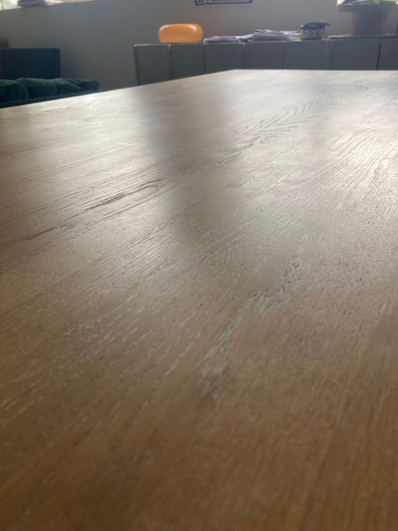 Image 1 of Metaform dining table 220 x 90 oak industrial
