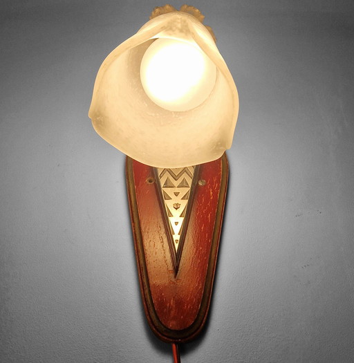 Art Nouveau wandlamp - Müller Frères - 1920