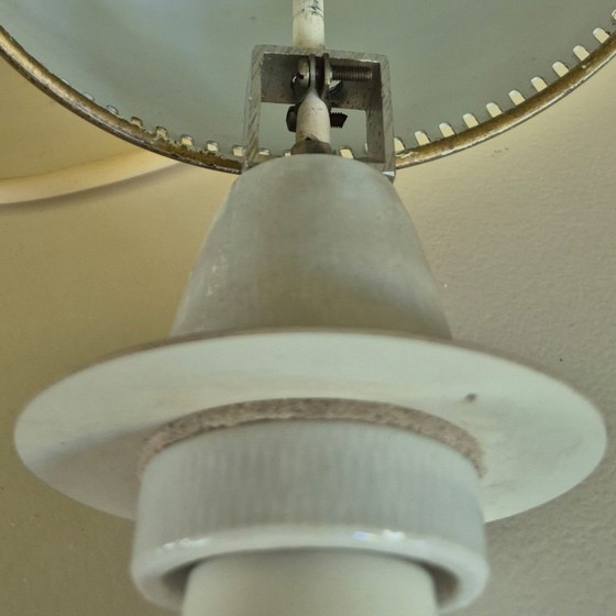 Image 1 of Set of 2 Golden bell lamps by Alvar Aalto, Denmark, 1950s