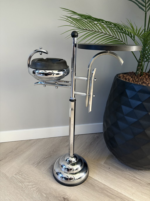 Cendrier vintage sur pied