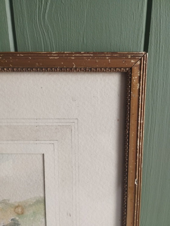 Image 1 of T. Ball, River Otter (Budleigh Salterton, Devon), 1924. Framed watercolor.