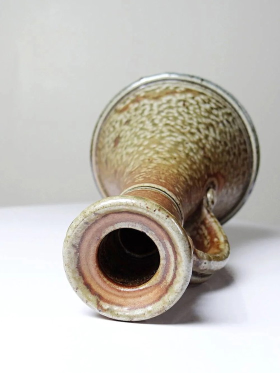 Portacandele vintage o soliflore in gres smaltato firmato Le Don. – Porcellana (photo 8 of 10)