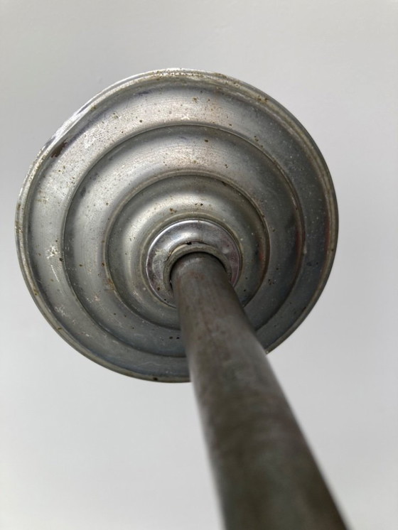 Image 1 of 1x Lampada da soffitto Art Déco rosa salmone marmorizzato