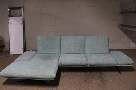 Designer Hoekbank Met Chaise Lounge - Lichtblauw – enzo luca, Hoekbanken, Cotton (photo 5 of 5)