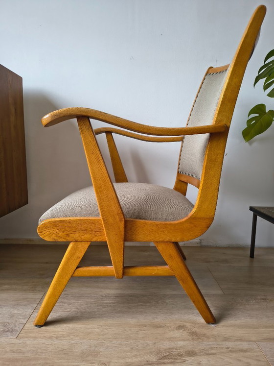 Poltrona Scandinava – Legno di Quercia – Anni '50/'60 – Poltrone (photo 4 of 10)