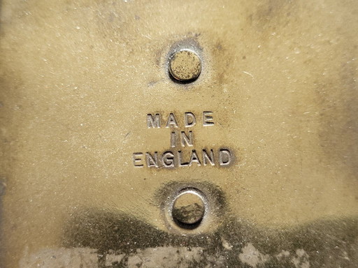 English letter scale with stack weights and a set of cup weights