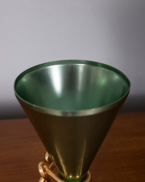 Lampada da tavolo vintage anni '50 disegnata da Ettore Sottsass per Rinnovel – Lampade da tavolo, Metallo (photo 3 of 8)