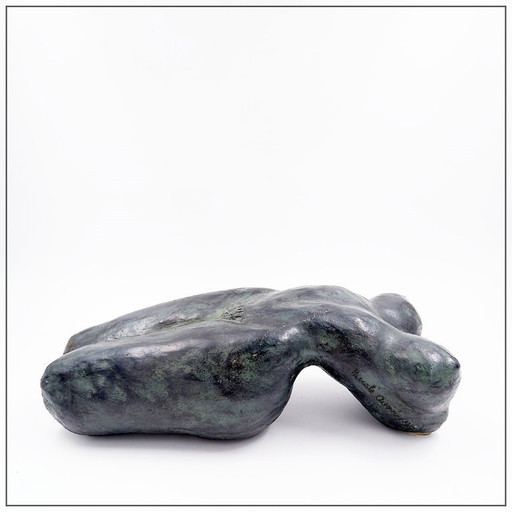 Aktskulptur aus bronzefarbenem Terrakotta - Pascale Quoirin - 20.
