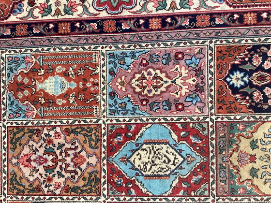 Image 1 of Vintage Moud Garden hand-knotted Persian rug Iran