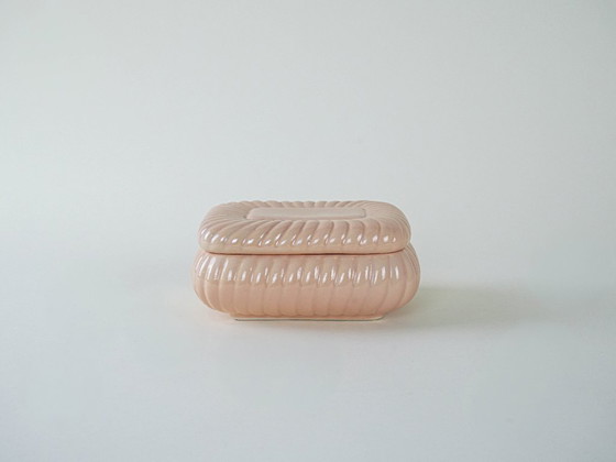 Image 1 of Joyero de cerámica, diseño italiano, años 70, producción: Italia