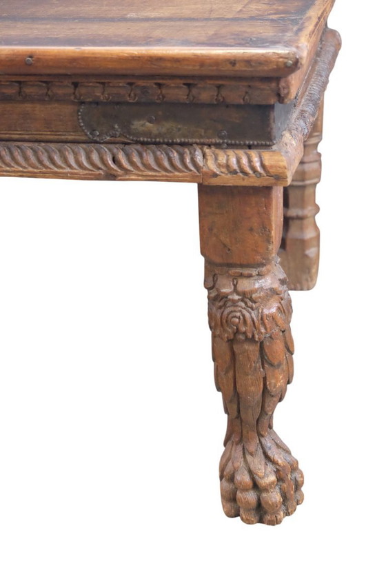 Image 1 of authentischer indischer Opiumtisch als Couchtisch