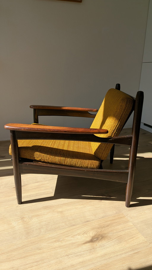 Vintage Rozendaal Teak Fauteuil Scandinavisch Design