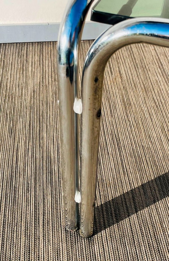 Image 1 of Pair of chrome coffee tables # Vintage 70s # Living Room Tables