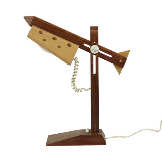 Image 1 of Unique Wooden Lamp