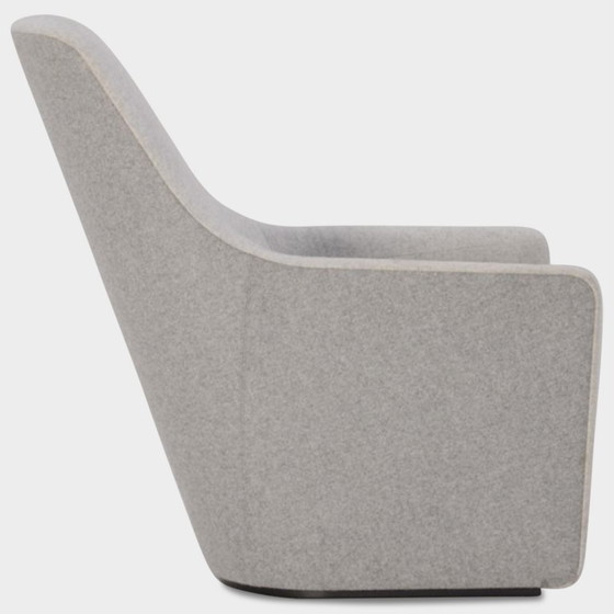 2x Walter Knoll Foster 520 fauteuil, grijs – Textile, Wool (photo 4 of 5)