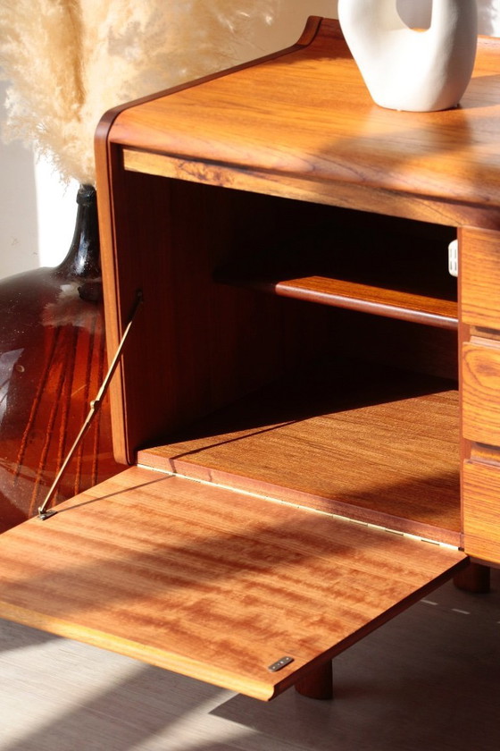 Image 1 of White Newton Teak Sideboard: Large “Petersfield” Sideboard