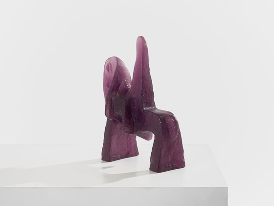 Image 1 of Sculptuur van glaspasta, Claude Wetzstein voor Daum, circa 1970.