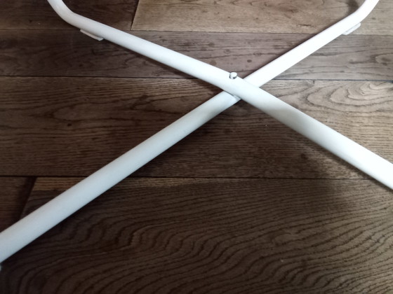 Image 1 of Niels gammelgaard fauteuil vintage en fil blanc vintage