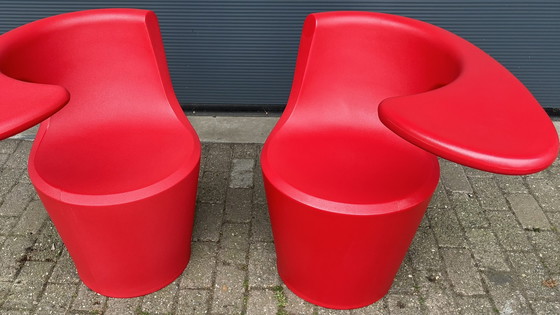 Image 1 of 2x Sillón Felicerossi.it Divina Rosso