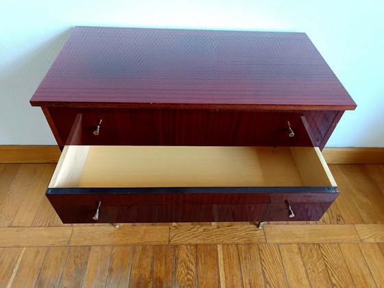 Toeletta/cassettiera vintage in legno laccato degli anni '50 – Cassettiere, Wood (photo 10 of 11)