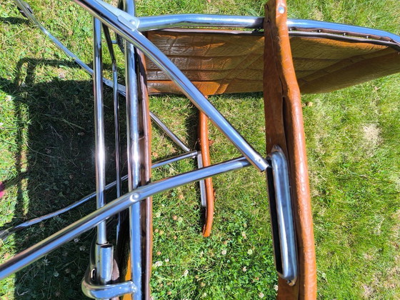 Image 1 of Een paar iconische Maule Marga relaxfauteuils – Italiaans design uit de jaren 70.