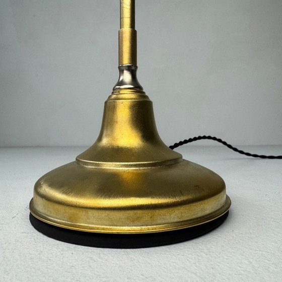 Image 1 of VINTAGE LARGE OPALINE TABLE LAMP
