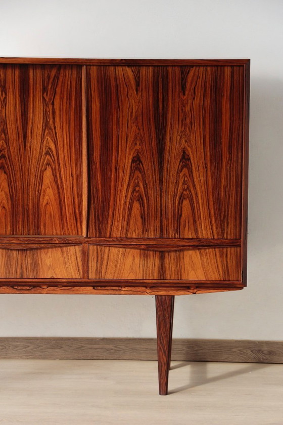 Image 1 of Skandinavisches Highboard aus Palisanderholz – Entwurf von E.W. Bach (1960er Jahre)