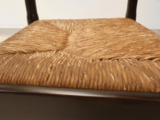 Sillas Cassina Carimate - ratán marrón – Sillas de comedor, Wicker, Vintage (photo 25 of 29)
