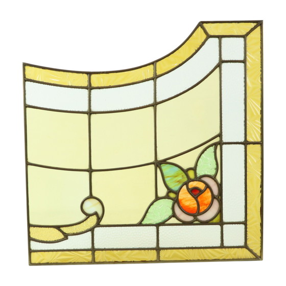 Image 1 of Art Deco Stained Glass Window