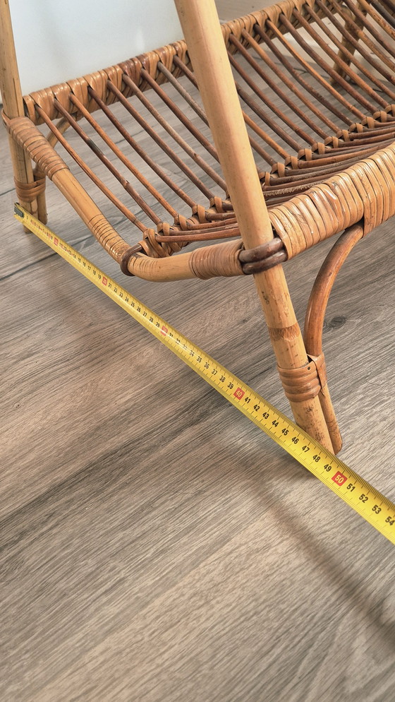 Image 1 of Set da salotto vintage in bambù Rohé Noordwolde