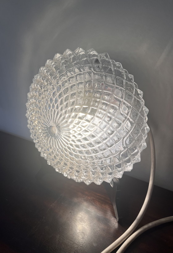 Image 1 of Vintage Ceiling Lamp Pineapple Relief Solid